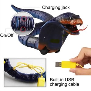 اسباب بازی ربات مار کبرا کنترلی شارژی REMOTE CONTROLLED COBRA SNAKE _اسباب بازی ربات